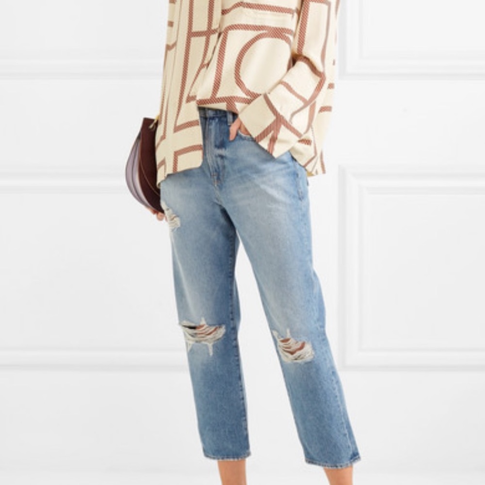 Frame Denim Le Stevie Crop